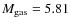 $M_{{\rm gas}}=5.81$