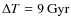 $\Delta T = 9~{\rm Gyr}$