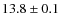 $13.8\pm0.1$