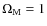 $\Omega_{\rm M} =1$