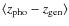 $\langle {z_{\rm pho}}-{z_{\rm gen}}\rangle$