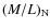 $(M/L)_{\rm N}$