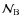\ensuremath{\mathcal{N}_{\rm B}}