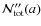 $\ensuremath{\mathcal{N}_{\rm tot}} ''(a)$