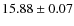 $15.88 \pm 0.07$