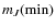 $m_J(\min)$