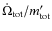 $\dot{\Omega}_{\rm tot}/m_{\rm tot}'$