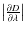 $\left\vert \frac{\partial D}{\partial \lambda} \right\vert$