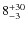 $\rm 8_{-3}^{+30}$