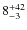 $\rm 8_{-3}^{+42}$