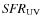 ${\it SFR}_{\rm UV}$
