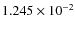 $1.245\times 10^{-2}$