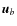 $\vec{u}_b$