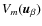 $V_m(\vec{u}_{\beta})$