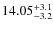 $14.05^{\rm +3.1}_{-3.2}$