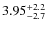 $3.95^{\rm +2.2}_{-2.7}$
