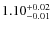 $\rm 1.10_{-0.01}^{+0.02}$