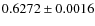 $0.6272 \pm 0.0016$