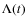 $\Lambda(t)$