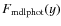 $F_{\rm {mdlphot}}(y)$
