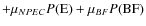 $ + \mu_{NPEC} P({\rm E}) + \mu_{BF}P({\rm BF}) $