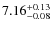 $7.16_{\rm -0.08}^{+0.13}$