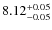 $8.12_{\rm -0.05}^{+0.05}$