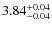 $3.84_{\rm -0.04}^{+0.04}$