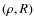 $(\rho,R)$