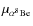 $\mu_{\alpha ^8{\rm Be}}$