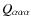 $Q_{\alpha\alpha\alpha}$