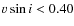 $v\sin i < 0.40$