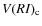$V(RI)_{\rm c}$
