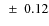 $~\pm~0.12$