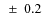 $~\pm~0.2$