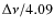 $\Delta\nu/4.09$
