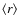 $\langle r\rangle$