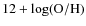 $12 + \log ({\rm O/H})$