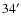 $34^{\prime}$