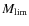 $M_{\rm lim}$