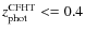 $z_{\rm phot}^{\rm CFHT}<=0.4$