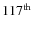 $117^{\rm th}$