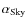 $\alpha _{\rm Sky}$