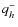 $q_h^{\rm -}$