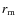 $r_{\rm m}$
