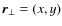 $\vec{r}_\perp = (x,
y)$