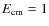 $E_{\rm cm} = 1$