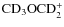 \ensuremath{{\rm CD_3OCD_2^+}}