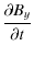 $\displaystyle \frac{\partial B_y}{\partial t}$