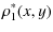 $\displaystyle \rho_1^*(x,y)$